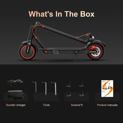 HEZZO 36v 350W 10.4Ah 15.6MPH Electric Scooter Adult HS-04Pro 8.5" Self-Balance Folding Kick Escooter Smart App EU US Warehouse.