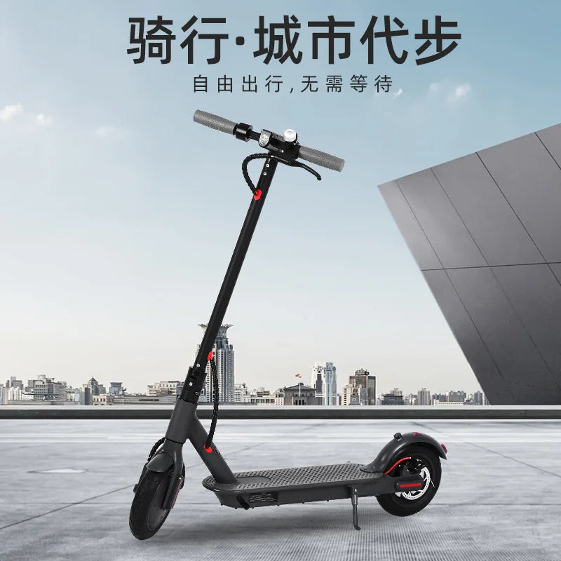 Adult 8.5 Inch Foldable Scooter Outdoor Home Comfortable Aluminum Alloy Electric Scooter.