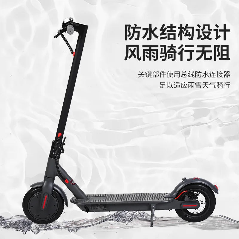 Adult 8.5 Inch Foldable Scooter Outdoor Home Comfortable Aluminum Alloy Electric Scooter.