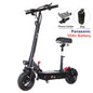 EU stock New FLJ SK1 1200W Electric Scooter with Seat 80-120kms Range electrico E Bike for adults lady student Scooter.