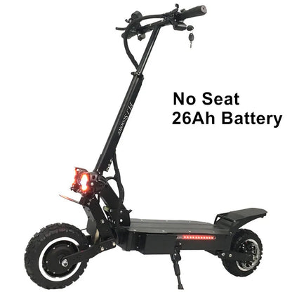 FLJ T112 60V5600W Dual Engine Electric Scooter with 11inch off road tire Strong power kick e scooter.