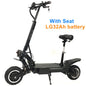 FLJ T112 60V5600W Dual Engine Electric Scooter with 11inch off road tire Strong power kick e scooter.