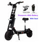 FLJ Upgraded 13inch wheels 60V 6000W E Scooter with 90-150km range speed Dual engine e bike Fat tire motorcycle electric Scooter.