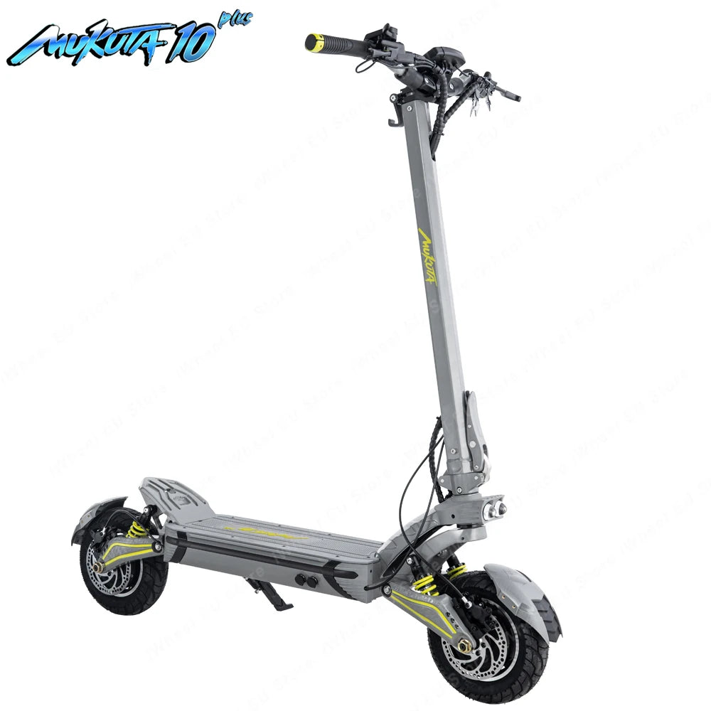 MUKUTA 10 Plus 10inch All-Terrain Electric Scooter Upgraded ZERO 10X VSETT 10+ DUALTRON Double Drive Adult Dual Motors E-scooter.