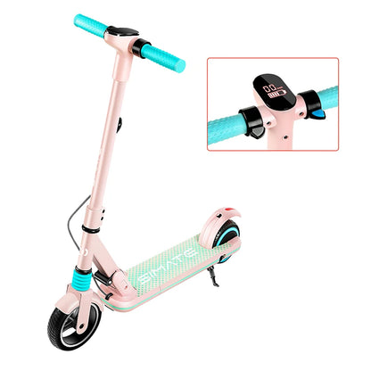 Light Rain S3 Electric Scooter For Kids Children 130W Motor 24V/1Ah Battery 14Km/h Max Mileage Range 8KM Escooter 6.5 Inch Tires.