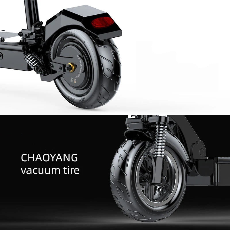 E5 Folding Adult Electric Scooter 1000W Motor Scooter Top Speed 50 Km/h 10-Inch Vacuum Tires Shock-Absorbing Electric Scooter.