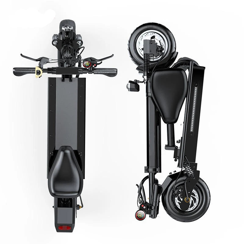 E5 Folding Adult Electric Scooter 1000W Motor Scooter Top Speed 50 Km/h 10-Inch Vacuum Tires Shock-Absorbing Electric Scooter.