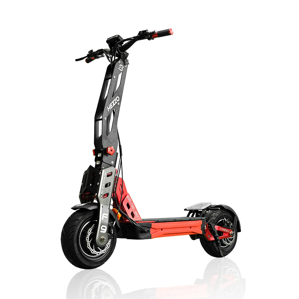 HEZZO 60v 8000w Electric Scooter F9 40ah Lithium Battery Dual Motor US Warehouse NFC Off-Road Escooter 12'' Fat Tire 62.5MPH LCD.