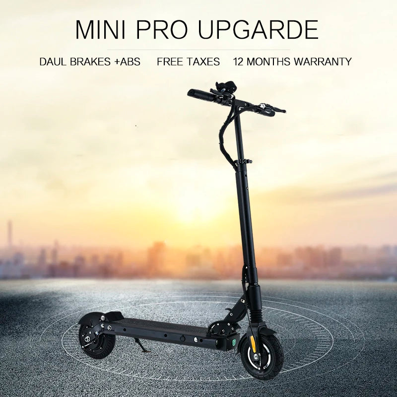 Upgarde RUIMA mini4 PRO waterproof version with bell  48V 500W BLDC HUB strong power electric scooter powerful scooter.