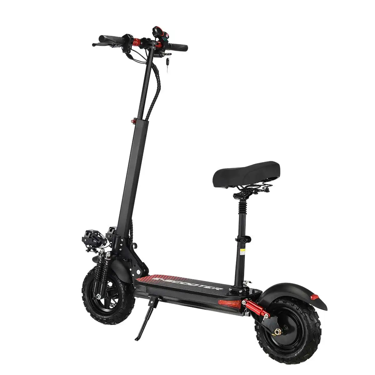 1200W Powerful Electric Scooter 48V 21Ah 31Mph 31-37Miles Range 11'' Tires Dual Shock Absorbing Folding EScooter for Adults.