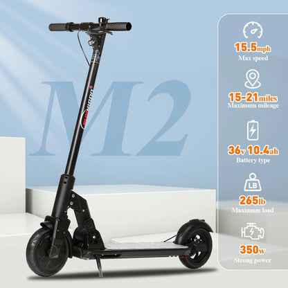 350W Electric Scooter for Adults 36V 10.4AH Battery Compact Scooter 8.5 Inch Tire Foldable Lightweight Electric Scooters Adults.