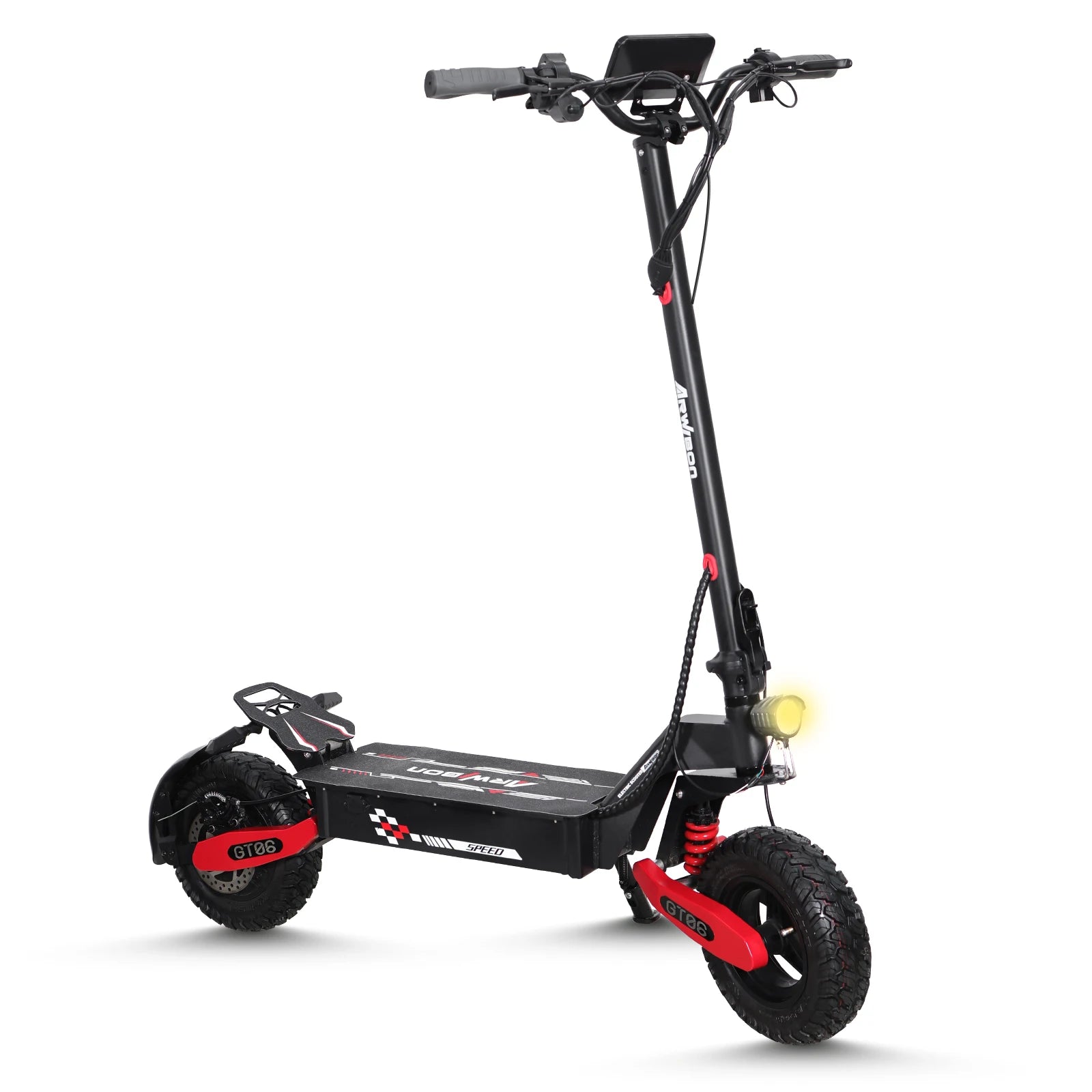 Arwibon GT06 Adult Electric Scooter, Speed up to 30 MPH, 48V23.4AH , 11 Inch Off-Road  Tires, Foldable Sports Commuter E-Scooter.