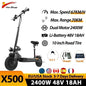 Jueshuai X60 72V 5600W Electric Scooter 90KM/H Top Speed Electric Scooters for Adults with Movable Seat Dual Motor 20Ah Battery.