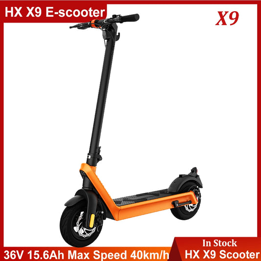 HX X9 PLUS Electric Scooter 500W 36V 15.6Ah 10inch 40km/h IP54 Skateboard Foldable Light Weight Outdoor.