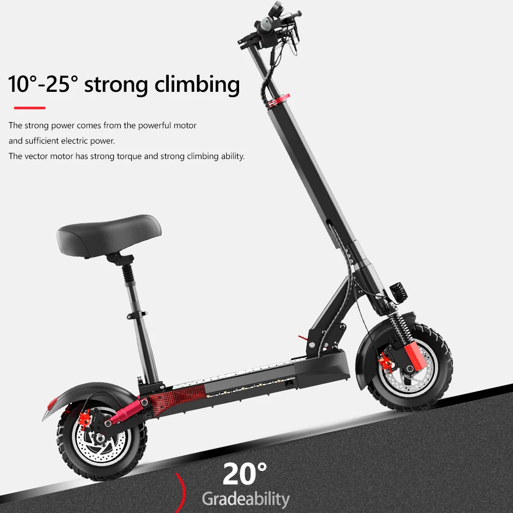 Foldable 800W 48V 10INCH Electric Scooter for Adult, Portable Scooter , European and UK Warehouse.