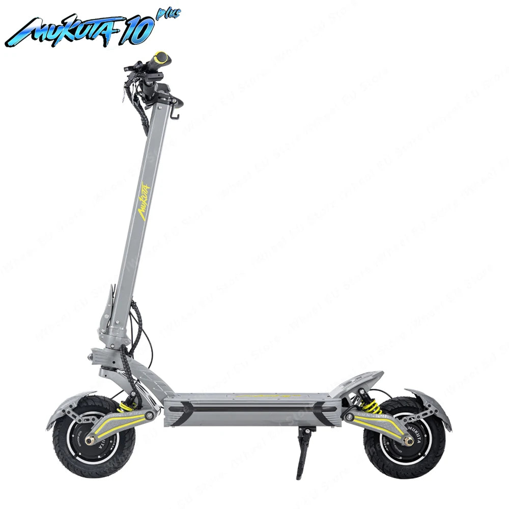 MUKUTA 10 Plus 10inch All-Terrain Electric Scooter Upgraded ZERO 10X VSETT 10+ DUALTRON Double Drive Adult Dual Motors E-scooter.