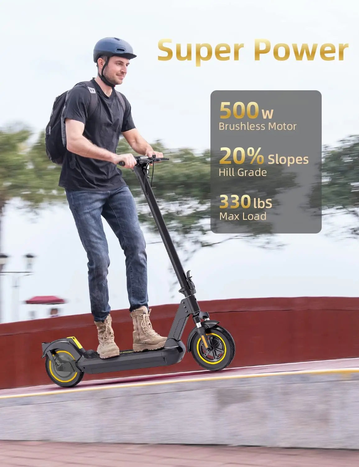 US Warehouse Electric Scooter Adult 28 Miles Range 500W Foldable Commuting Electric Scooter with APP Control Ebike.