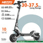 HEZZO F6 Folding Electric Scooter 40MPH 60V 3200W Dual Motors 10 Inch Off-road Escooter 23AH 40 Miles Long Range Full Suspension.