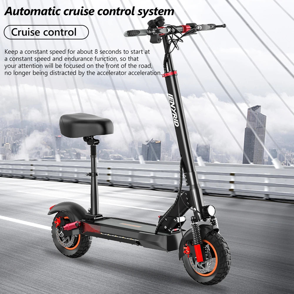 To door Delivery USA EU 800W Powerful Electric Kick Scooter seat Off Road Tire 45KM/H adult e Scooter.