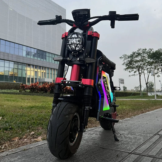 New 120Kmh 70Mph Fast Seated Electric Scooters Off-Road 72V 60V 52V 10000W 15000W 7000W 5000W Dual Motor Electric Bike Adult.