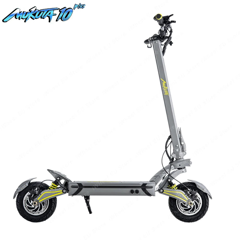 MUKUTA 10 Plus 10inch All-Terrain Electric Scooter Upgraded ZERO 10X VSETT 10+ DUALTRON Double Drive Adult Dual Motors E-scooter.