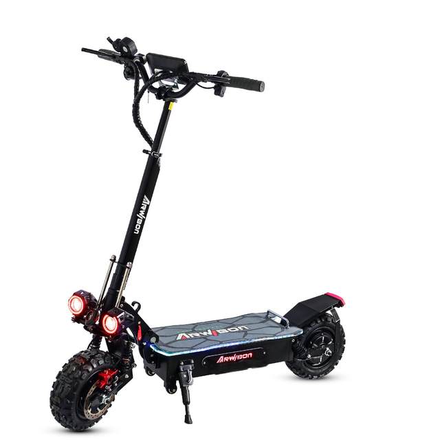 5600W Adult Electric Scooter W/Seat,Dual Motor EScooter, 3 Speed 80km/h 90kmRange,60V 27AH,11'' Heavy Duty Vacuum Off-Road Tire.