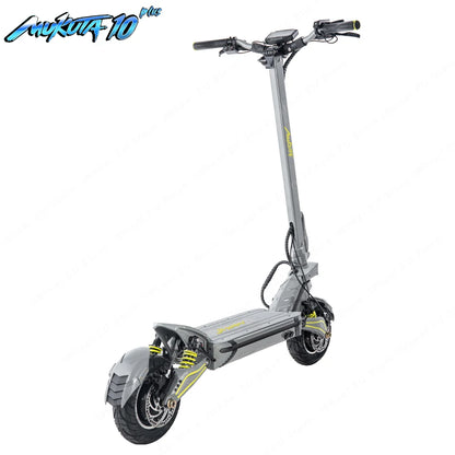 MUKUTA 10 Plus 10inch All-Terrain Electric Scooter Upgraded ZERO 10X VSETT 10+ DUALTRON Double Drive Adult Dual Motors E-scooter.