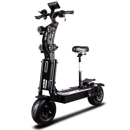 X14 10000W Dual Motor 72v40ah Battery Electric Scooter 14 Inch Tyres Max Speed 130km/h Range 120km Lcd Display Foldable Escooter.