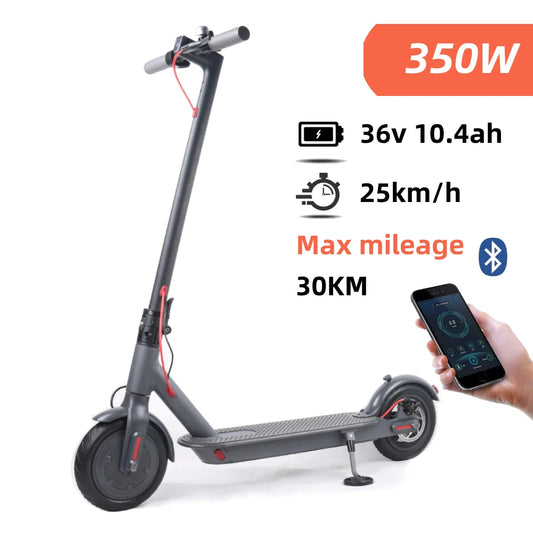 Electric Scooter 25KM/H Adult 8.5 Inches 350W 10.4Ah Foldable.